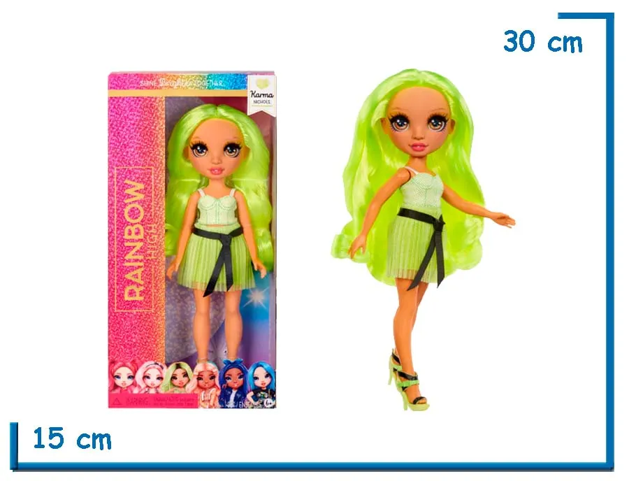 MGA RAINBOW HIGH KARMA NICHOLS FASHION DOLL
