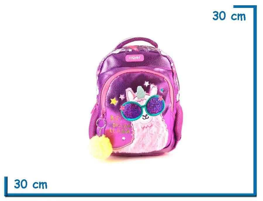 MOCHILA ESPALDA 12″ KOOSHI LLAMA CON GAFAS