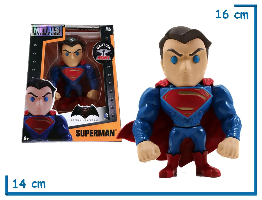 JADA METALS SUPERMAN BATMAN VS SUPERMAN 4″