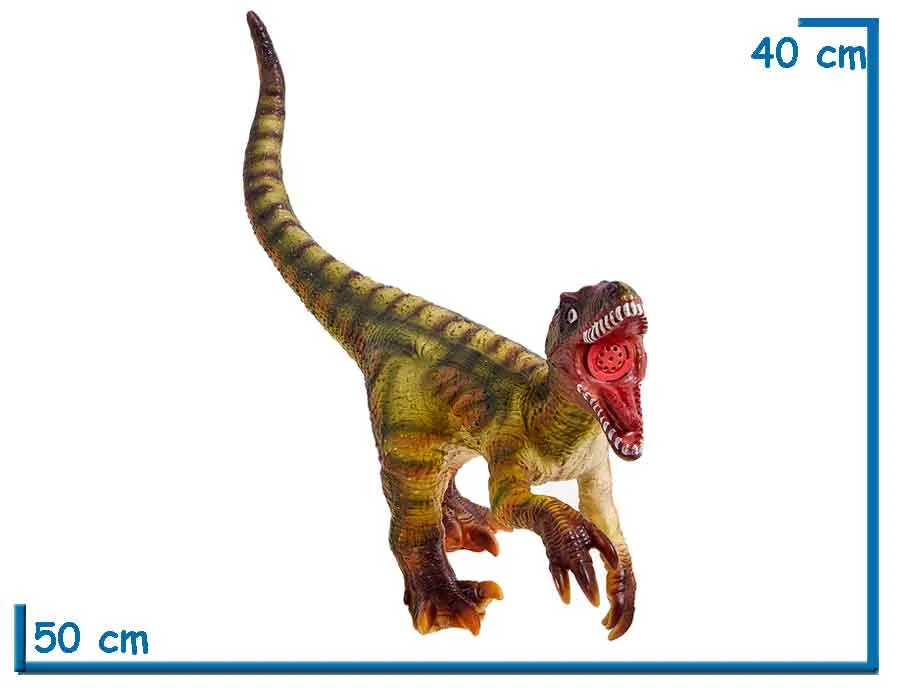 KING ME DINOSAUR VELOCIRAPTOR CON SONIDO 50 CM