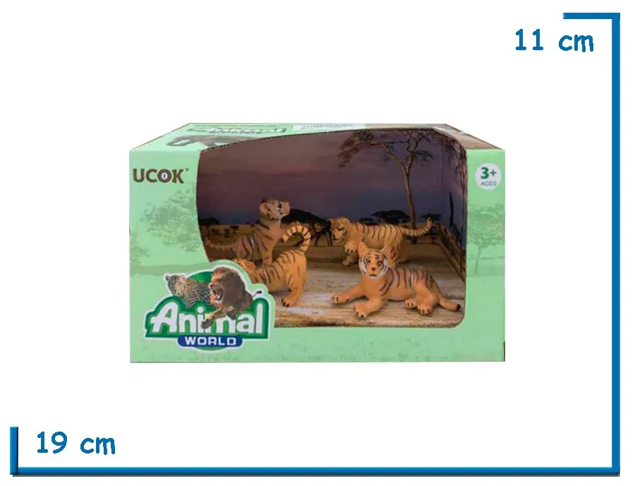 ANIMAL WORLD TIGRES CACHORROS