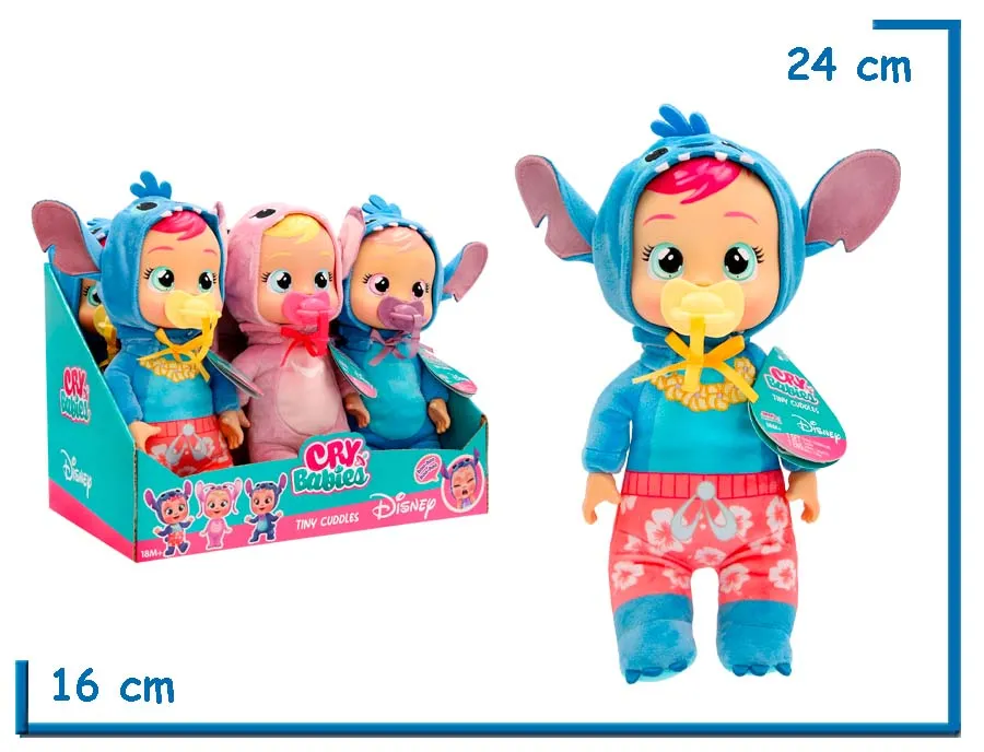 IMC CRY BABIES TINY CUDDLES HAWAIAN STITCH