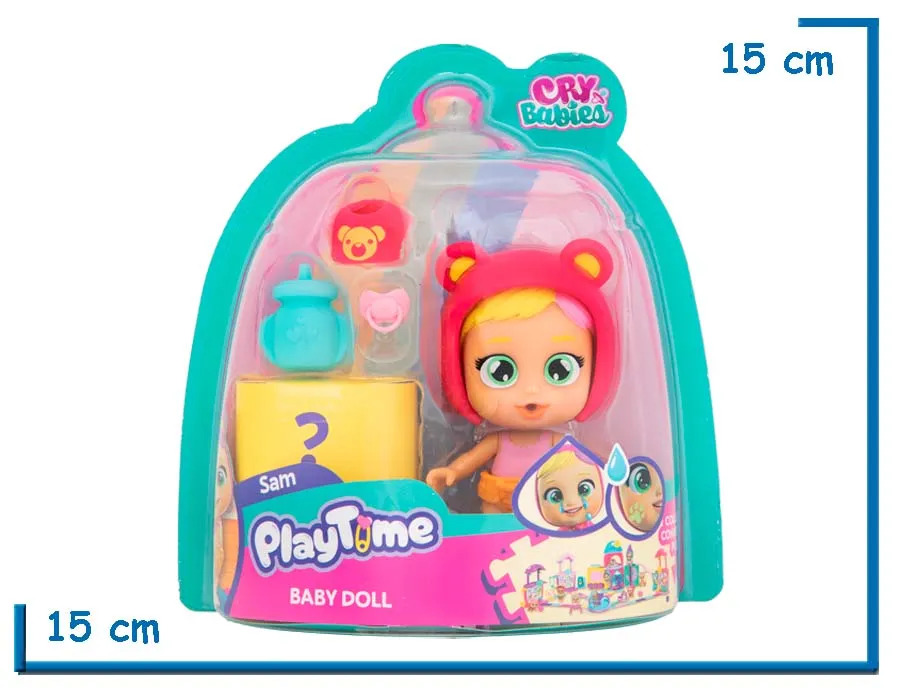 IMC CRY BABIES SAM BABY DOLL PLAYTIME