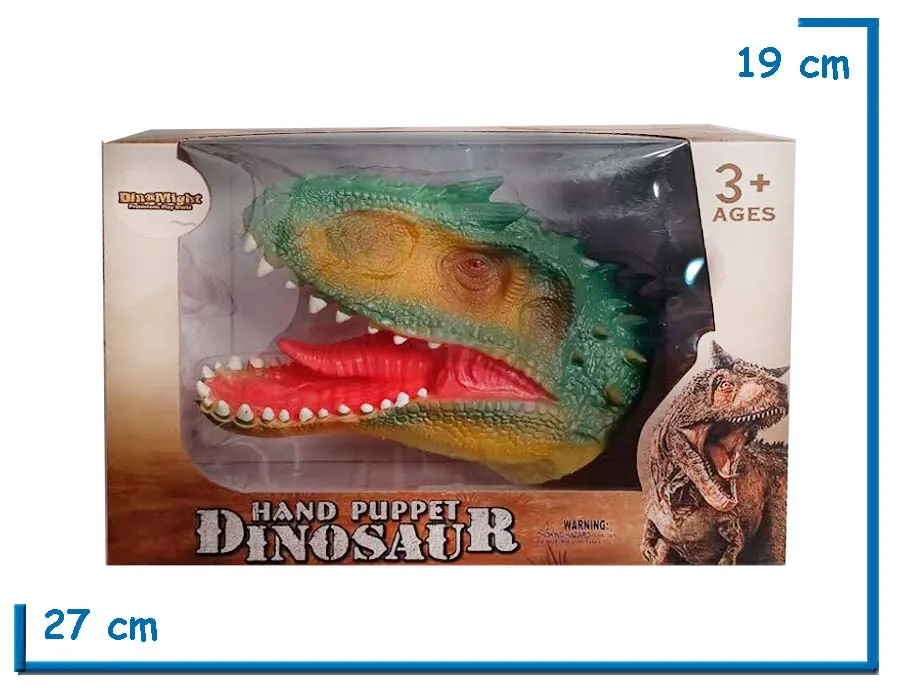 DINOMIGHT GIGANTOSAURUS HAND PUPPET DINOSAUR