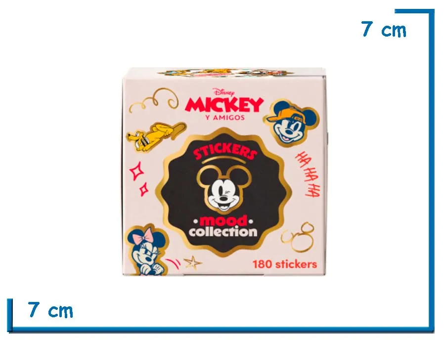 MICKEY Y AMIGOS STICKERS MOOD COLLECTION 180 STICKERS EN CAJA