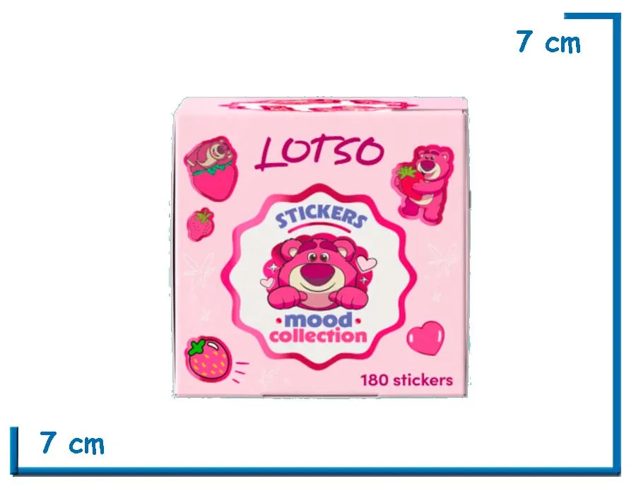 TOY STORY LOTSO STICKERS MOOD COLLECTION 180 STICKERS EN CAJA