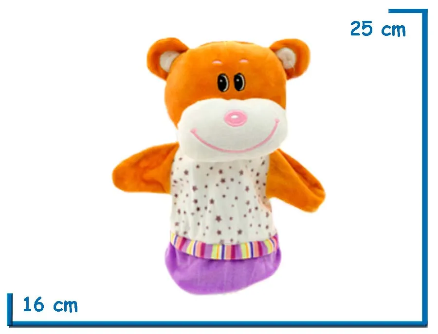 TITERE OSITO CON REMERA ESTRELLAS 25CM