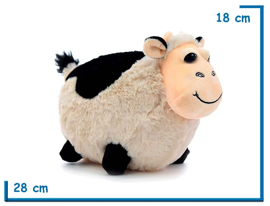 PELUCHE VAQUITA GORDITA 28CM